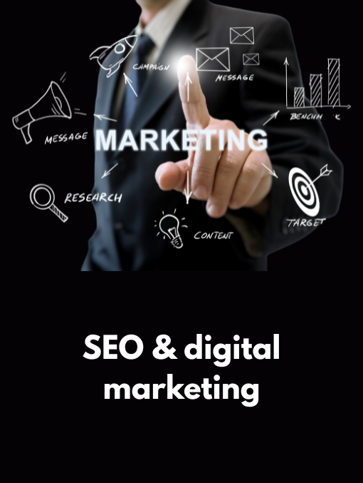 SEO & digital marketing mobile banner