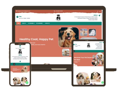 Royal Pets store Portfolio